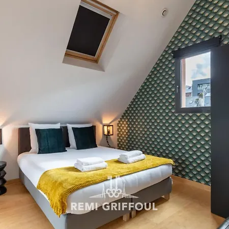 Nyaraló The Cosmopolitan Architect Design With Rooftop Jacuzzi 8 Guests Honfleur